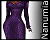 purple gown dress
