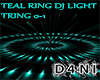 Teal Ring Dj Light