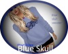 (OD) Blue Skull sweater