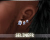 {SN} bling earrings