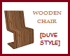 WODDEN CHAIR (3POSES)