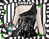 Black Croco Gown