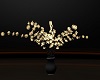 Blk N Gold Vase Light