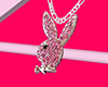 pink pb necklace set~~