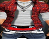[JG] Shirt+Necklace Red
