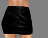 Black leather belt skirt
