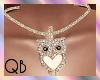 Q~Owl Necklace