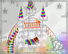 ! Castle Bed of Rainbows