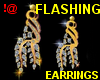 !@ Flashing earrings
