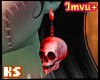 Skull Earrings - (R.H)