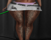 cross skull skirt + tat