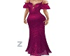 Z- Ancois Magenta Gown
