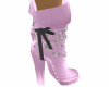 pink chained boots