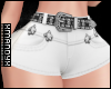 Babydoll White Shorts
