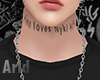 ₳ |Neck tattoo Finn