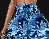 Blue Camo Fashion Pants
