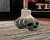 Skull Candle Table Decor