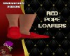 DM:RED POPE LOAFERS
