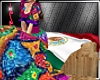 Mexico poses flag crate