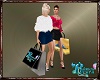 B Shoppers pose