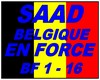 SAAD-BELGIQUE EN FORCE