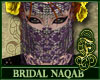 Bridal Naqab Purple