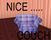 purple cudle couch