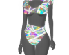 Holo Fractured Bodysuit