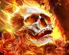 Flame Scull outcut