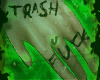trash hands