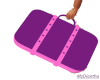 Purple/Pink suitcase