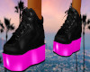 Jhene Pink&Black Sneaker