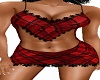 RED PLAID DRESS  RLS