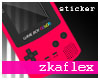 (ZF) Pink GB sticker