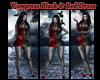 Vampress Black&Red Dress