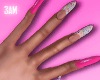 ❥ Pink LV Nails
