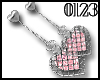 *0123* Pink Heart Silver