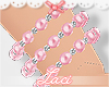 ♡ pink pearl bracelets