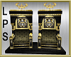Royal dual throne