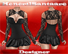 HS-Black Anette Dress
