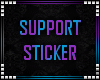 !M! 7.5k Support Sticker