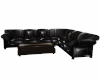 R~ Black Leather Couch