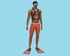 CK Male Scuba Set Orange