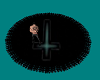 Teal Cross Rug
