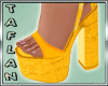 T* Gold Sandals