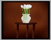 tulips pnat and table