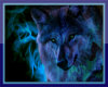 Blue wolf art