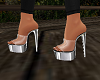 Cystal top heel