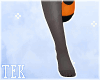 [T] Pumpkin Neko socks