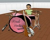 pinkl ladies drum kit